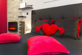 Lit Queen Size (160x200) avec matelas Haut de Gamme